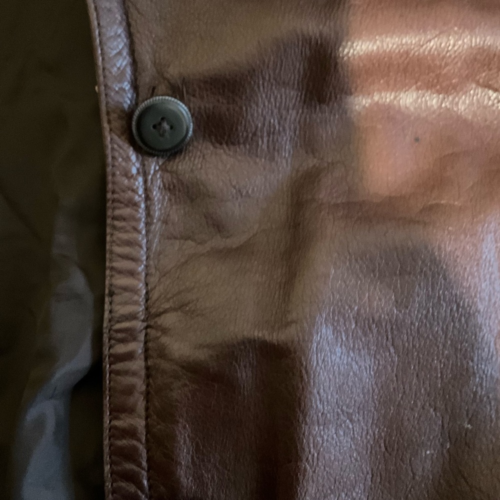 Brandon Thomas Women's Deep Brown Leather Jacket Medium - Picture 16 of 16